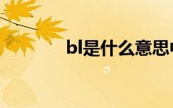 bl是什么意思中文（bl解释）