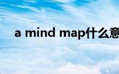 a mind map什么意思（map什么意思）