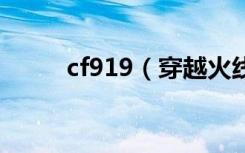 cf919（穿越火线9a91是什么枪）