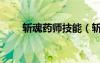 斩魂药师技能（斩魂药师刷图加点）