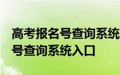 高考报名号查询系统入口山东2023 高考报名号查询系统入口