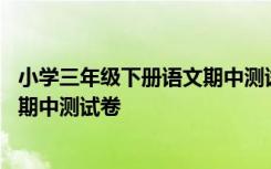 小学三年级下册语文期中测试卷网易网 小学三年级下册语文期中测试卷