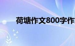 荷塘作文800字作文 荷塘作文600字