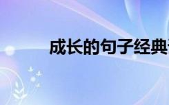 成长的句子经典语录 成长的句子