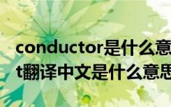 conductor是什么意思中文翻译 consequent翻译中文是什么意思