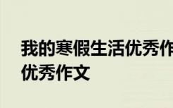 我的寒假生活优秀作文600字 我的寒假生活优秀作文