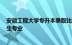 安徽工程大学专升本录取比例 2021安徽工程大学专升本招生专业