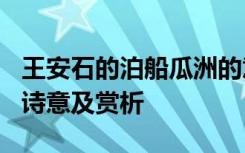 王安石的泊船瓜洲的意思 王安石《泊船瓜洲》诗意及赏析