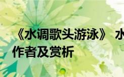 《水调歌头游泳》 水调歌头游泳全文、出处、作者及赏析