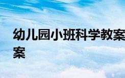 幼儿园小班科学教案40篇 幼儿园小班科学教案