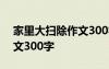 家里大扫除作文300字三年级 家里大扫除作文300字