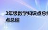 3年级数学知识点总结150字 3年级数学知识点总结