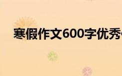 寒假作文600字优秀作文 寒假作文600字