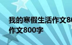 我的寒假生活作文800字初中 我的寒假生活作文800字