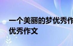 一个美丽的梦优秀作文500字 一个美丽的梦优秀作文