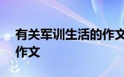 有关军训生活的作文500字 军训生活的军训作文