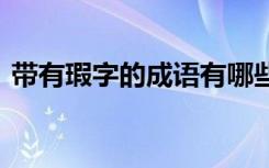 带有瑕字的成语有哪些 带有瑕字的四字成语