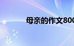 母亲的作文800字 母亲的作文