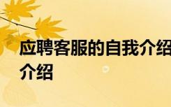 应聘客服的自我介绍范文 应聘客服专员自我介绍