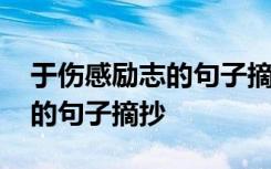 于伤感励志的句子摘抄经典语句 于伤感励志的句子摘抄