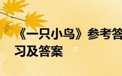 《一只小鸟》参考答案 《一只小鸟》阅读练习及答案