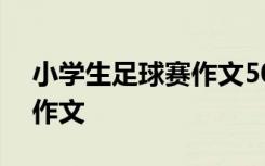 小学生足球赛作文500字作文 小足球赛优秀作文