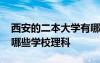 西安的二本大学有哪些理科 西安二本大学有哪些学校理科