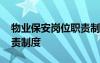 物业保安岗位职责制度培训 物业保安岗位职责制度