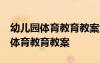 幼儿园体育教育教案大班40篇及反思 幼儿园体育教育教案