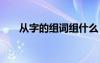 从字的组词组什么 从字的组词及造句