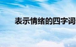 表示情绪的四字词语 表示情绪的词语