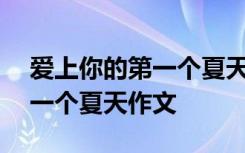 爱上你的第一个夏天作文600字 爱上你的第一个夏天作文