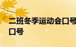 二班冬季运动会口号大全 中二班冬季运动会口号