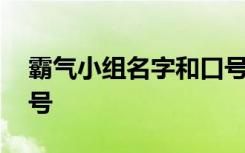 霸气小组名字和口号 霸气小组组名和创意口号