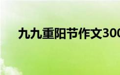 九九重阳节作文300字 九九重阳节作文