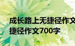 成长路上无捷径作文700字画画 成长路上无捷径作文700字