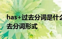 has+过去分词是什么时态 has的过去式和过去分词形式