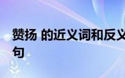 赞扬 的近义词和反义词 赞扬的近反义词及造句