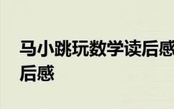 马小跳玩数学读后感二年级 马小跳玩数学读后感