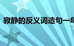 寂静的反义词造句一年级 寂静的反义词造句