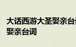 大话西游大圣娶亲台词全部 大话西游2之大圣娶亲台词