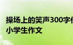 操场上的笑声300字作文 操场上的笑声400字小学生作文