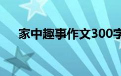 家中趣事作文300字左右 家中趣事作文