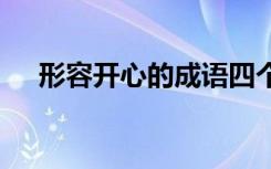 形容开心的成语四个字 形容开心的成语