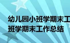 幼儿园小班学期末工作总结怎么写 幼儿园小班学期末工作总结