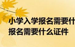 小学入学报名需要什么证件和手续 小学入学报名需要什么证件