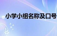 小学小组名称及口号 学习小组名称和口号