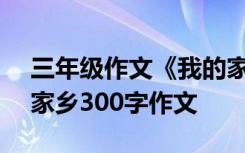 三年级作文《我的家乡》300字 三年级我的家乡300字作文