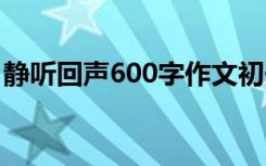 静听回声600字作文初一 静听回声600字作文