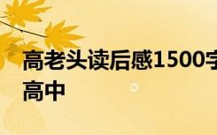 高老头读后感1500字高中 高老头读后感600高中